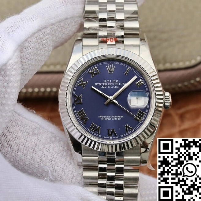 Rolex Datejust Factory Dial Blue 36MM GM 0505
